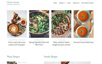 Flawless Recipe theme preview