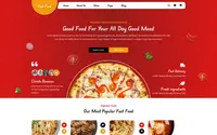 Flex Fast Food theme preview