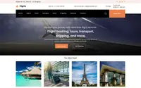Flight Booking theme preview