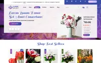 Florist Flower Shop theme preview