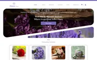 Flower Shop Elementor theme preview