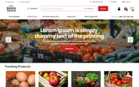 Food Grocery Store theme preview