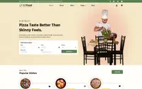 Food Restaurant Elementor theme preview