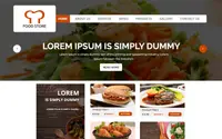 Food Restaurant theme preview