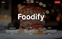 Foodify theme preview