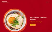 Foodoholic theme preview