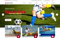Football Sports Club theme preview