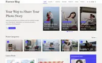 Forever Blog theme preview