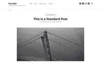 Founder theme preview