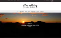 Free Blog theme preview