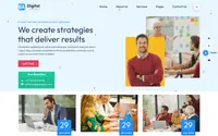 Freelancer Digital Agency theme preview