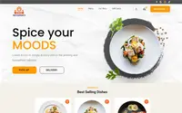 Fresh Food Restaurant theme preview