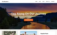 Freshblog Newsfeed theme preview
