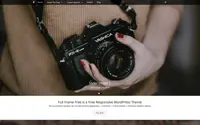 Full Frame theme preview