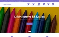 Galaxy Preschool theme preview