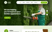 Garden Care Lite theme preview