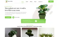 Garden Plant Shop theme preview