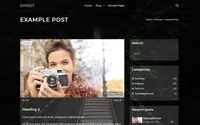 Ghost Lite theme preview