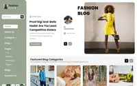 Glam Fashion Blog theme preview
