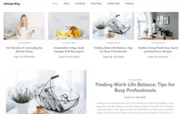 Glimpse Blog theme preview