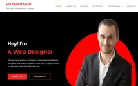 Go Portfolio theme preview