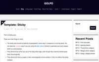 Golpo theme preview
