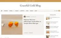 Graceful Gold Blog theme preview