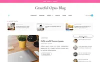 Graceful Opus Blog theme preview