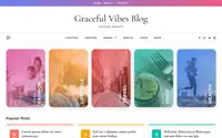 Graceful Vibes Blog theme preview