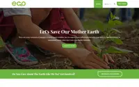 Green Eco Planet theme preview