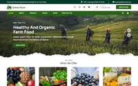 Green Farm Elementor theme preview