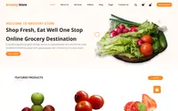 Grocery Shopping Store theme preview