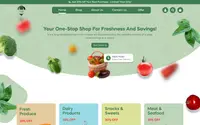 Grocery Supermarket Elementor theme preview