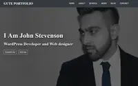 Gute Portfolio theme preview