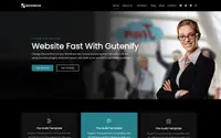 Gutenify Business Dark theme preview
