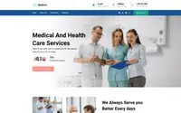 Gutenify Health Clinic theme preview