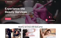 Hairstyle Salon theme preview