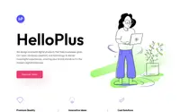 Hello Plus theme preview