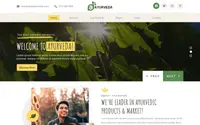Herbal Ayurveda theme preview