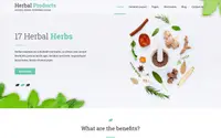 Herbal Lite theme preview