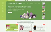 Herbal Products Shop theme preview