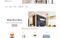 Home Decor Blog theme preview