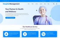 Hospital Management theme preview