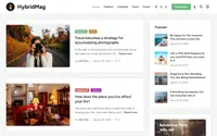 HybridMag theme preview