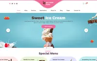 Ice Cream Parlor theme preview