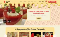Ice Cream Shop theme preview