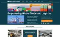 Import Export Company theme preview