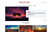 Impressive Blog theme preview
