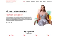 Impressive Portfolio theme preview
