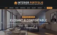 Interior Portfolio theme preview